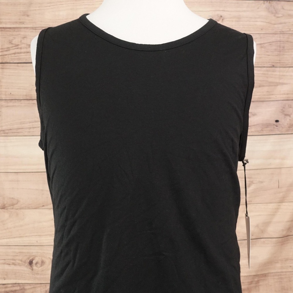 New! Goodfellow & Co Shirt Mens XL Black Sleeveless Tank Top Tee T-Shirt